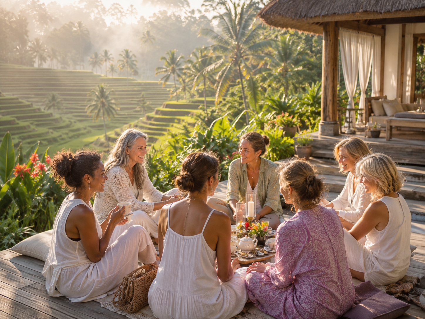 Bali women's group trip with La Semilla Travel